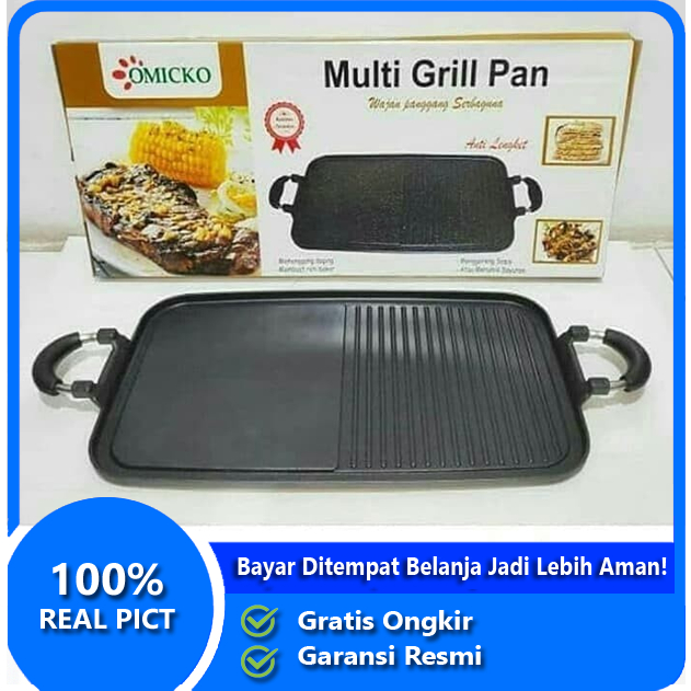 MULTI GRILL PAN OMICKO Pemanggang Serbaguna Berkualitas