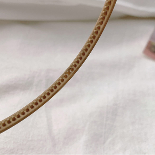 MMM Bando Korea Polos Bulat Tipis Matte Full Color High Quality Bandana Hairband Wanita 0.5Cm Warna Pastel Ala Korea Headband Aksesoris Rambut Murah Import