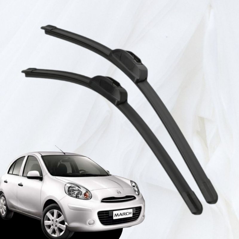 Wiper Frameless Full Karet Nissan March uk. 20&quot; - 16&quot;