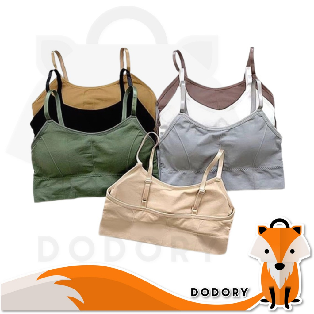 DODORY BRA503 Pakaian Dalam Wanita Bra Tanpa Kawat Sport Bra Gym Push Up Bra Wanita Bra Olahraga