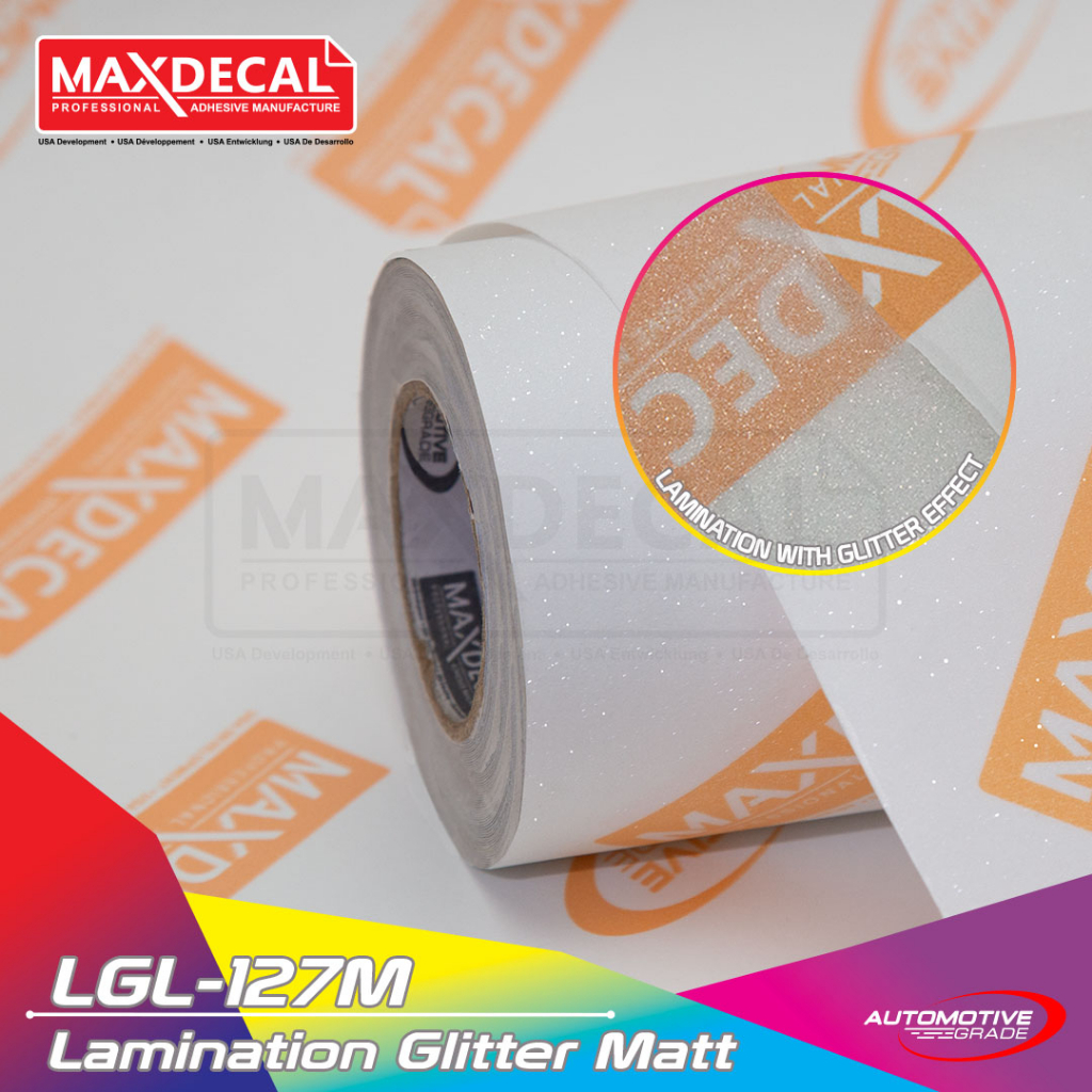 [ METERAN ] MAXDECAL LAMINASI GLITTER LGL-127M
