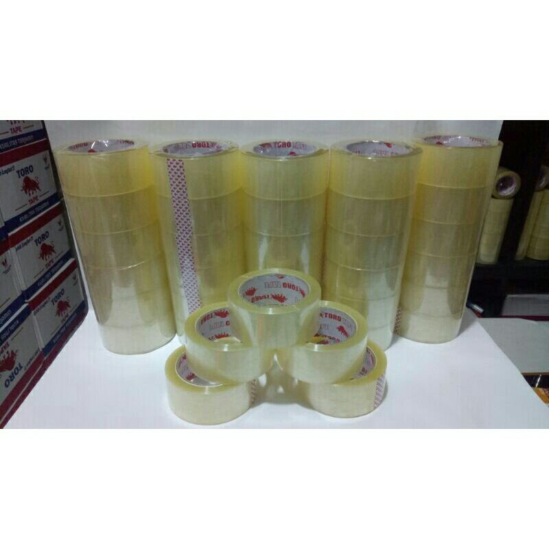 

lakban isi 6 pcs/1slop ukuran 90 yard lebar 44mm