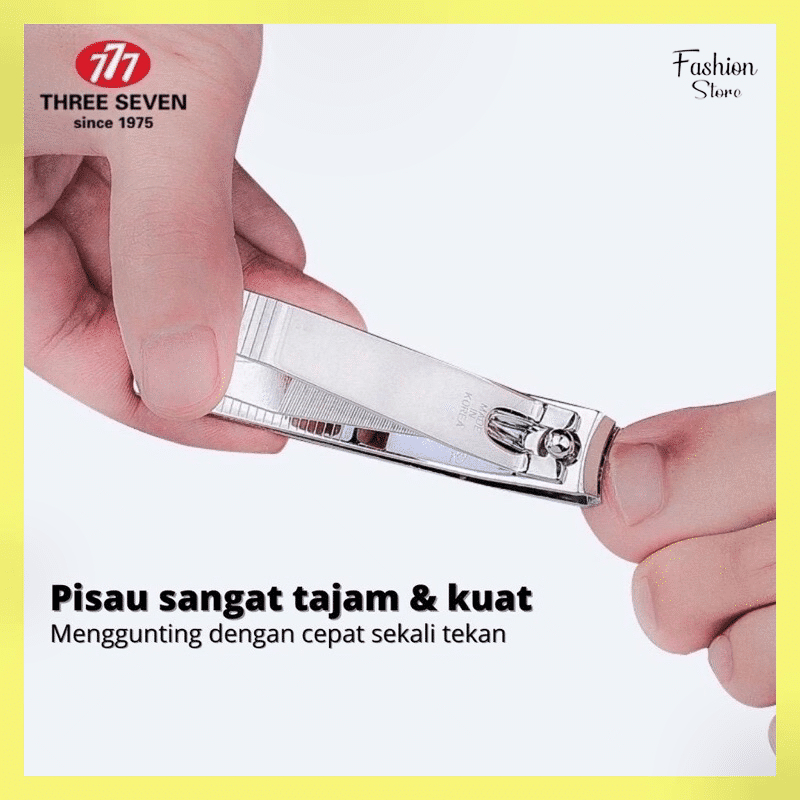 FS-Gunting Kuku Kecil 777 Three Seven / Nail Clipper Stainless / Alat Potong Kuku Made in Korea