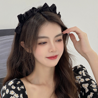 GO!BD1157 Bandana Wanita Gaya Korea Bando Simpul Pita Satin Fashion Aksesoris Wanita Korean Import