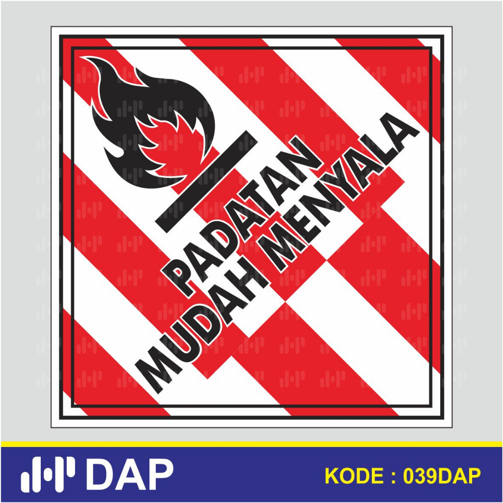 

039 - STIKER PADATAN MUDAH MENYALA - VYNIL - TERBAIK