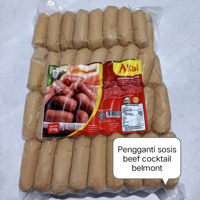 

Akai Sosis Beef Cocktail Isi 66 Pcs ( 1 Kg )