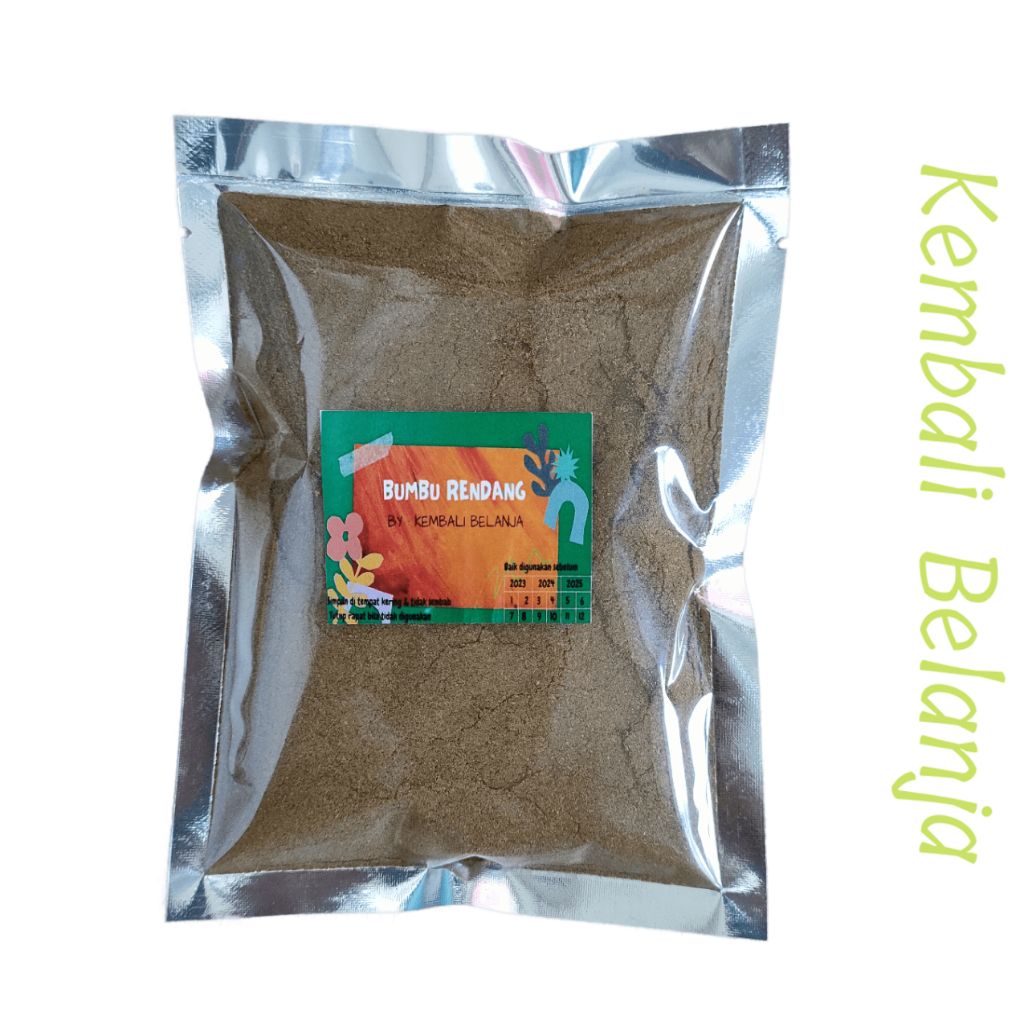 Bumbu Rendang Lezat 50 Gram-100 Gram/ Bumbu Rendang Bubuk/ Bumbu Rendang Enak/ Bumbu Rempah Rendang/ Bumbu Rendang Praktis