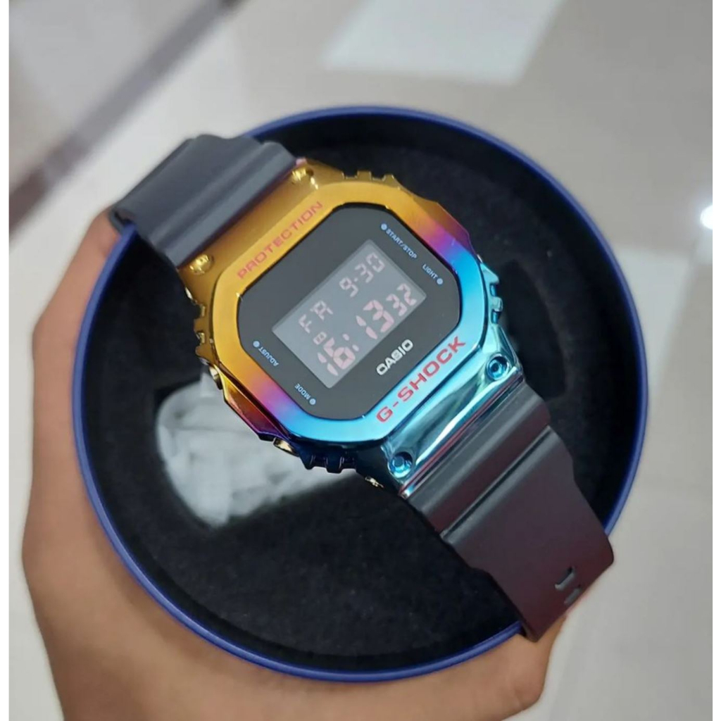 Jam Tangan Casio G-Shock GM-5600SN-1E translucent sport waterproof digital men's watch for men watches g sock