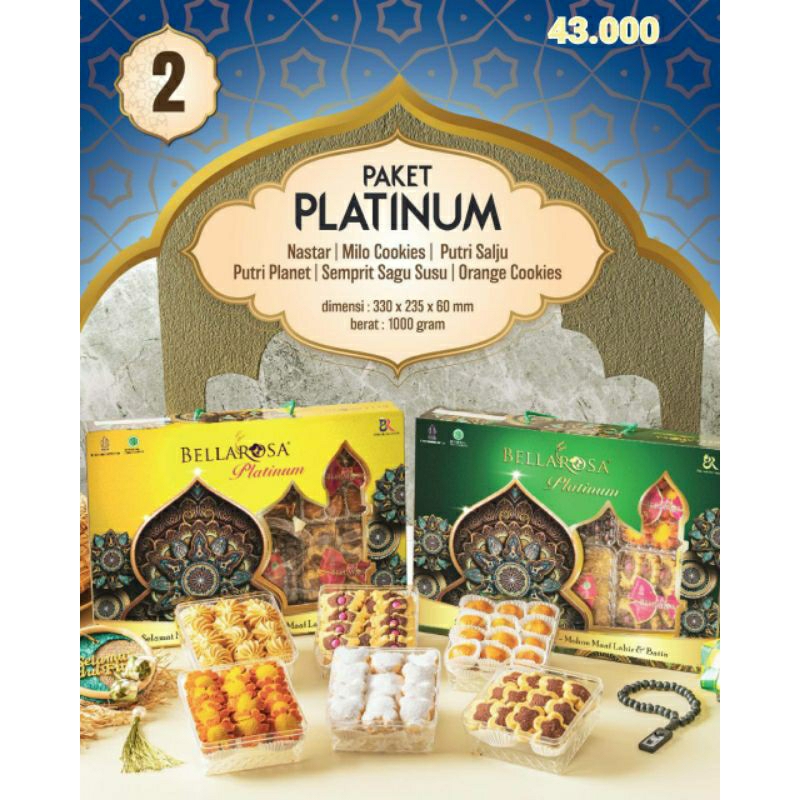 

BELLAROSA PAKET KUE KERING LEBARAN BELLAROSA SET HAMPERS