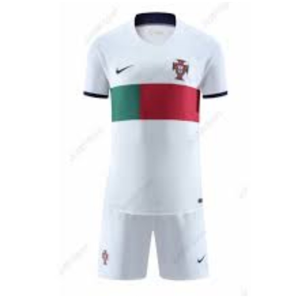 Best seller stelan anak portugal away 2023 ronaldo piala dunia jersey anak jersey footsal