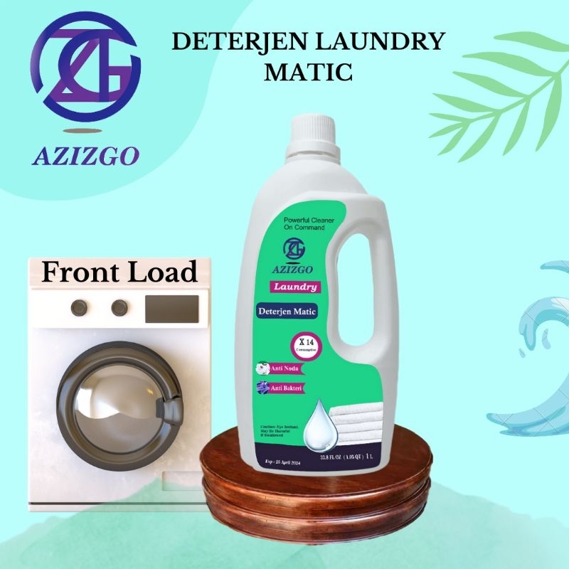 Azizgo Deterjen Laundry Matic 1000 ml Penghilang Noda dan Kuman