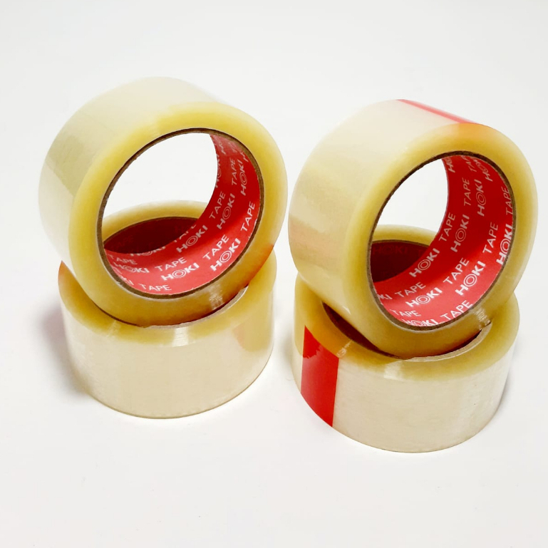 

lakban coklat dan Bening HOKI TAPE 2inchx 45mmx100yard Berkualitas