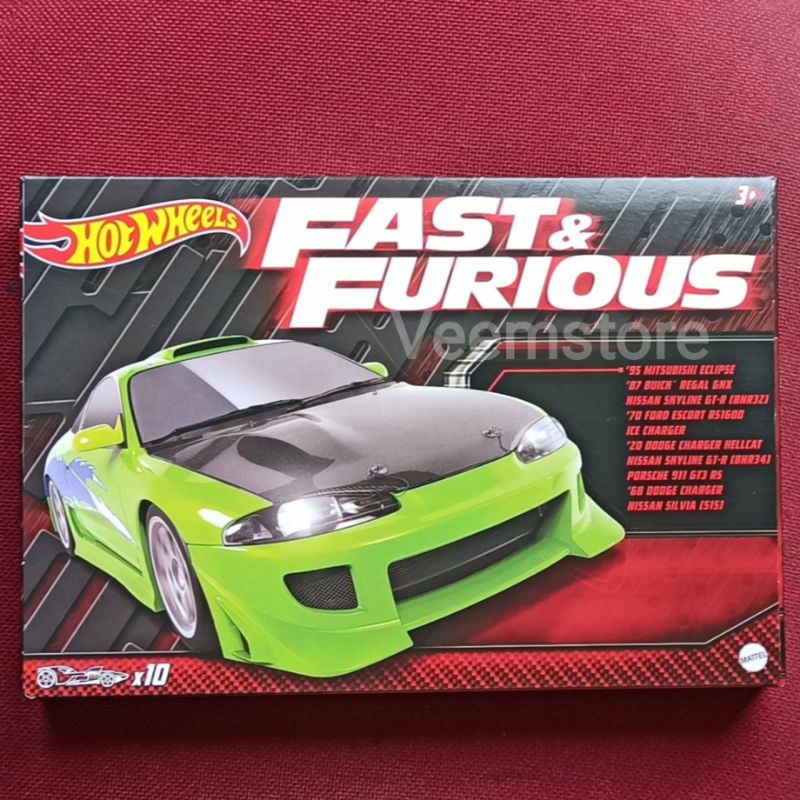 Hotwheels 1:64 Fast and Furious Gift Pack 10pcs 2023 [Original Mattel]