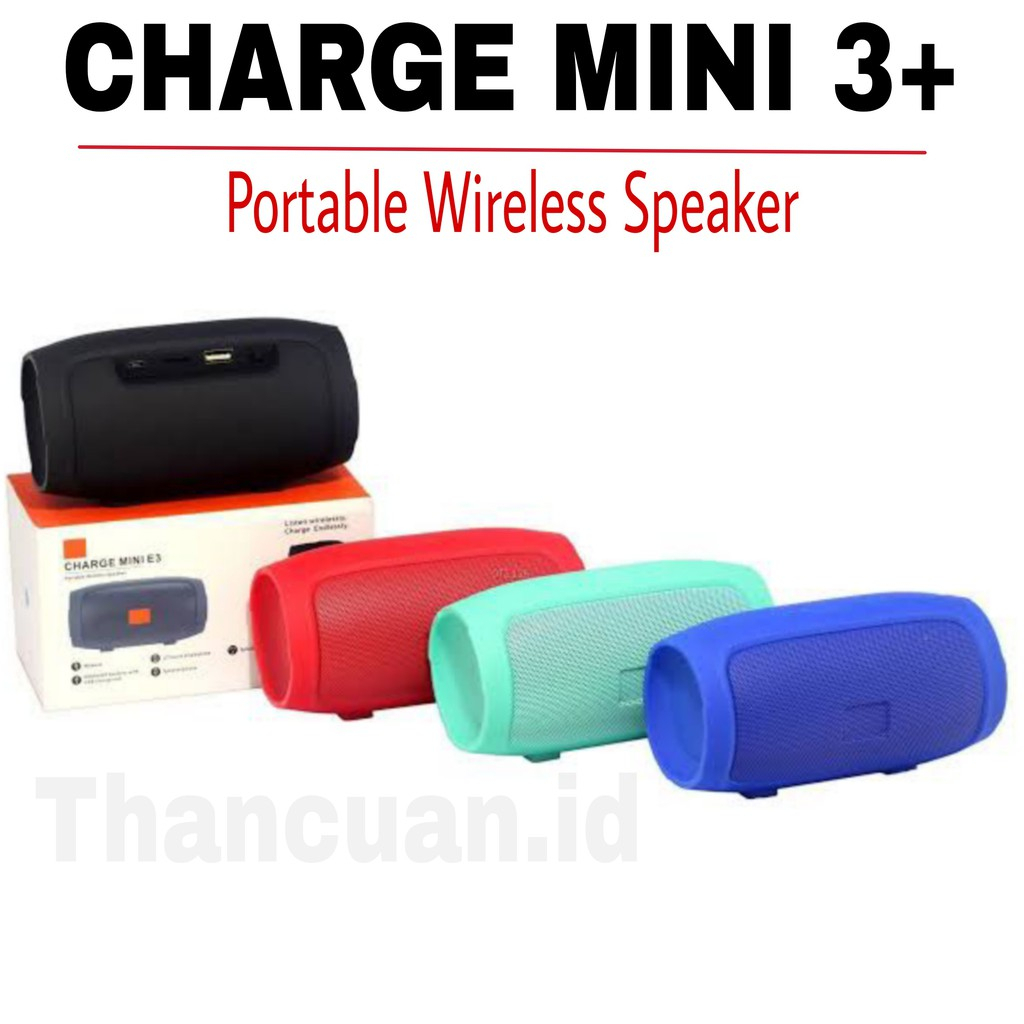 TUKUYU-Speaker Bluetooth Charge Mini 2+ J006 Wireless Speaker Aktif Samping Kiri Kanan Karet