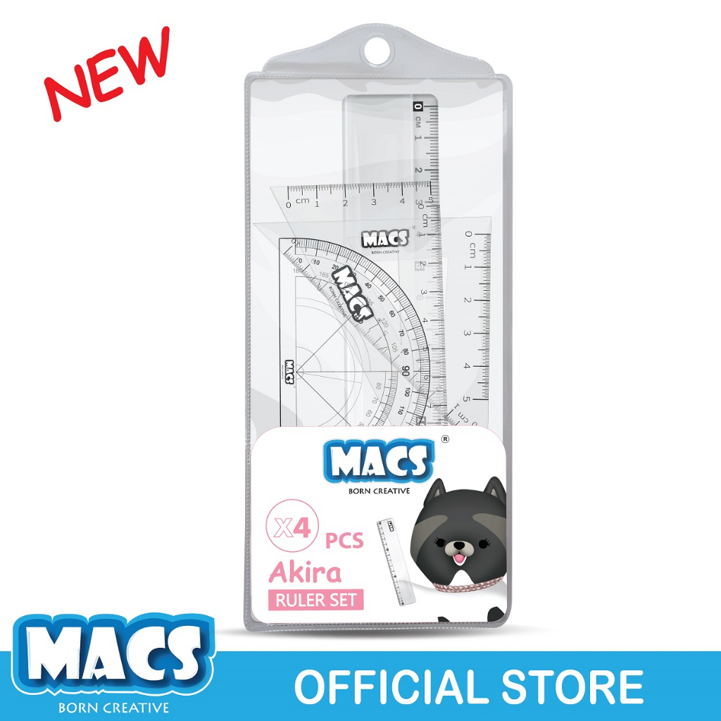 

MACS Penggaris Set Isi 4 pcs Akira
