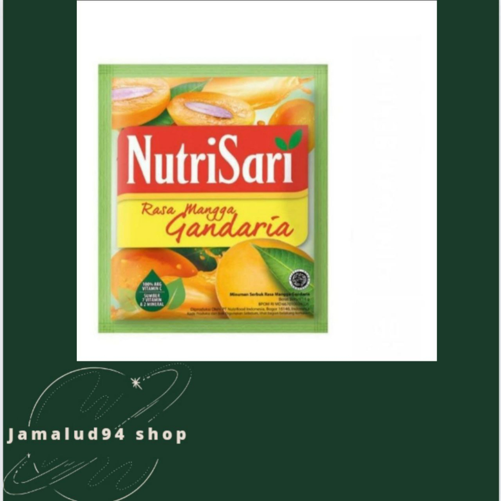 

nutrisari instan drink mangga gandaria shacet 11gr