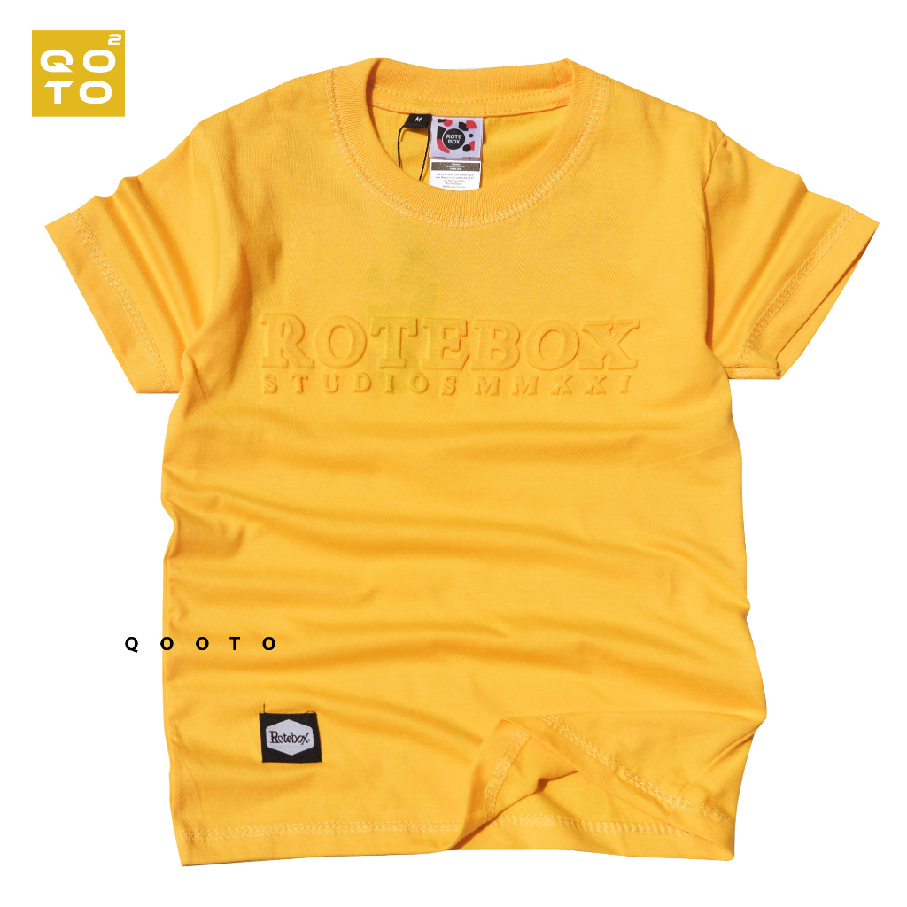 Baju Anak Laki Laki Distro Embos Rotebox Umur 1-12 Tahun Bahan Cotton 30S 31