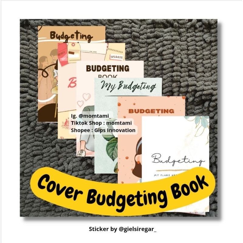 Cover Budgeting Book A6 Ukuran 17 x 10.5 cm 6 Lubang Hvs 100gram & 80gram