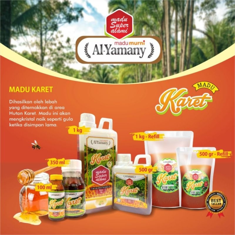 

KARET 100Ml - Madu Karet - MADU ASLI - MADU MURNI