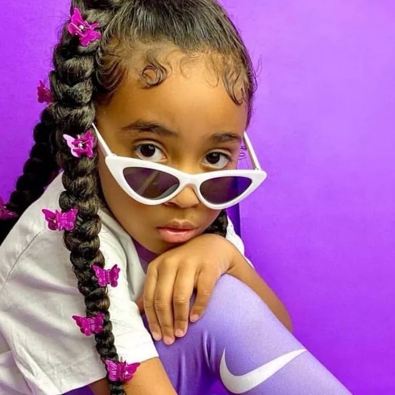 KACAMATA CAT EYE UV ANAK - KACAMATA ANAK - KACAMATA HITAM ANAK