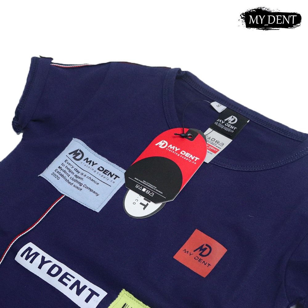 Baju Anak Laki Laki Distro Bordir Mydent Umur 1-17 Tahun Bahan Cotton 30S