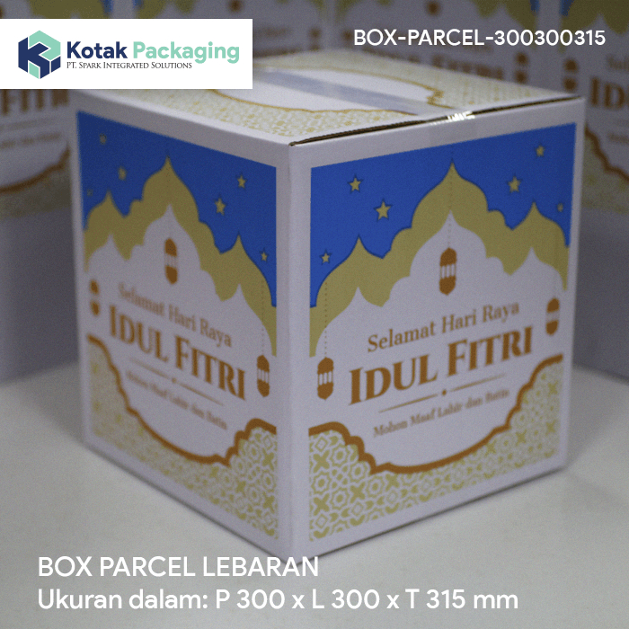 

BOX PARCEL IDUL FITRI KARDUS LEBARAN BOKS PARSEL KOTAK - 30x30x31.5 CM