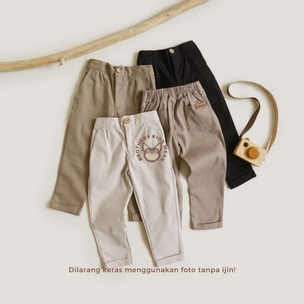BROTHERS KIDS WEAR - NICKY PANTS CELANA CHINOS ANAK CHINOS PANJANG ANAK CHINOS PENDEK ANAK CELANA AN