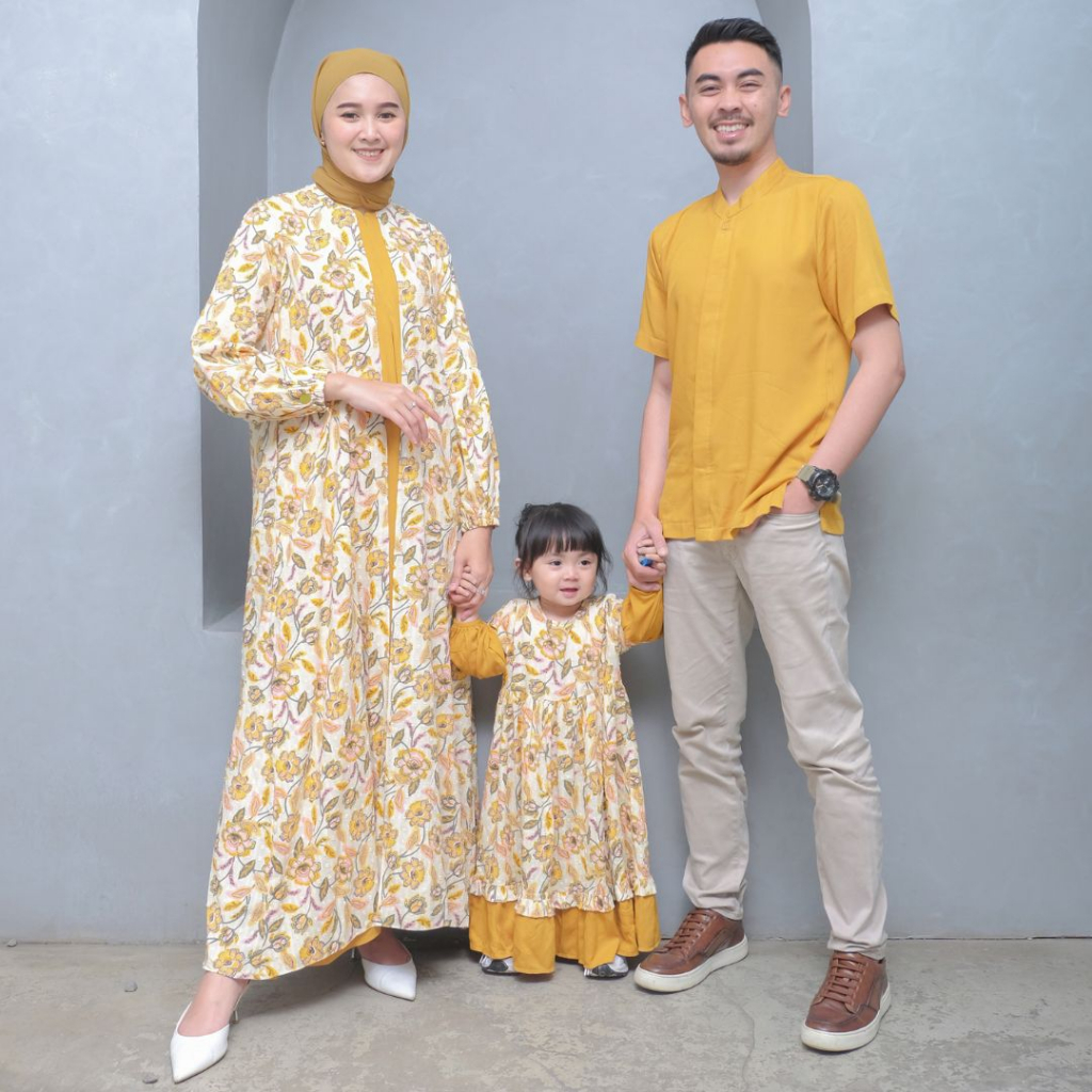 Ghazu - Nadine Family Set | Baju Couple Keluarga | Baju Keluarga | Dress