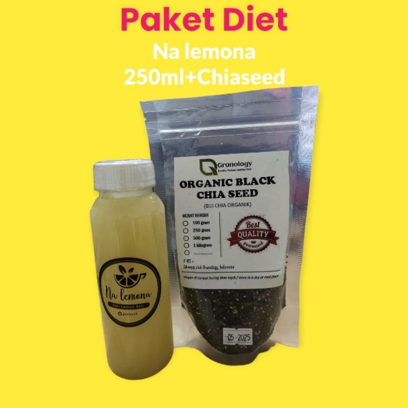 

PAKET DIET SEHAT SARI LEMON MURNI BLACK CHIA SEED FRESH