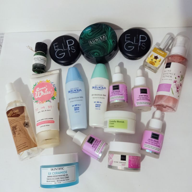 Packaging skincare kosong / botol asli skincare