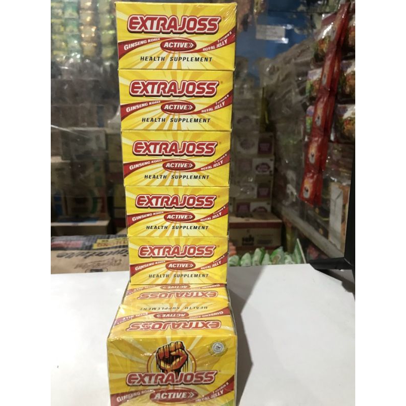 

ExtraJoss 1 Bal Isi 5 Kotak x 12 Sachet @6gram