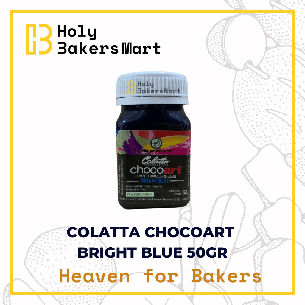 

COLATTA CHOCOART BRIGHT BLUE 50ML / CHOCOART / COLATTA / PEWARNA MAKANAN