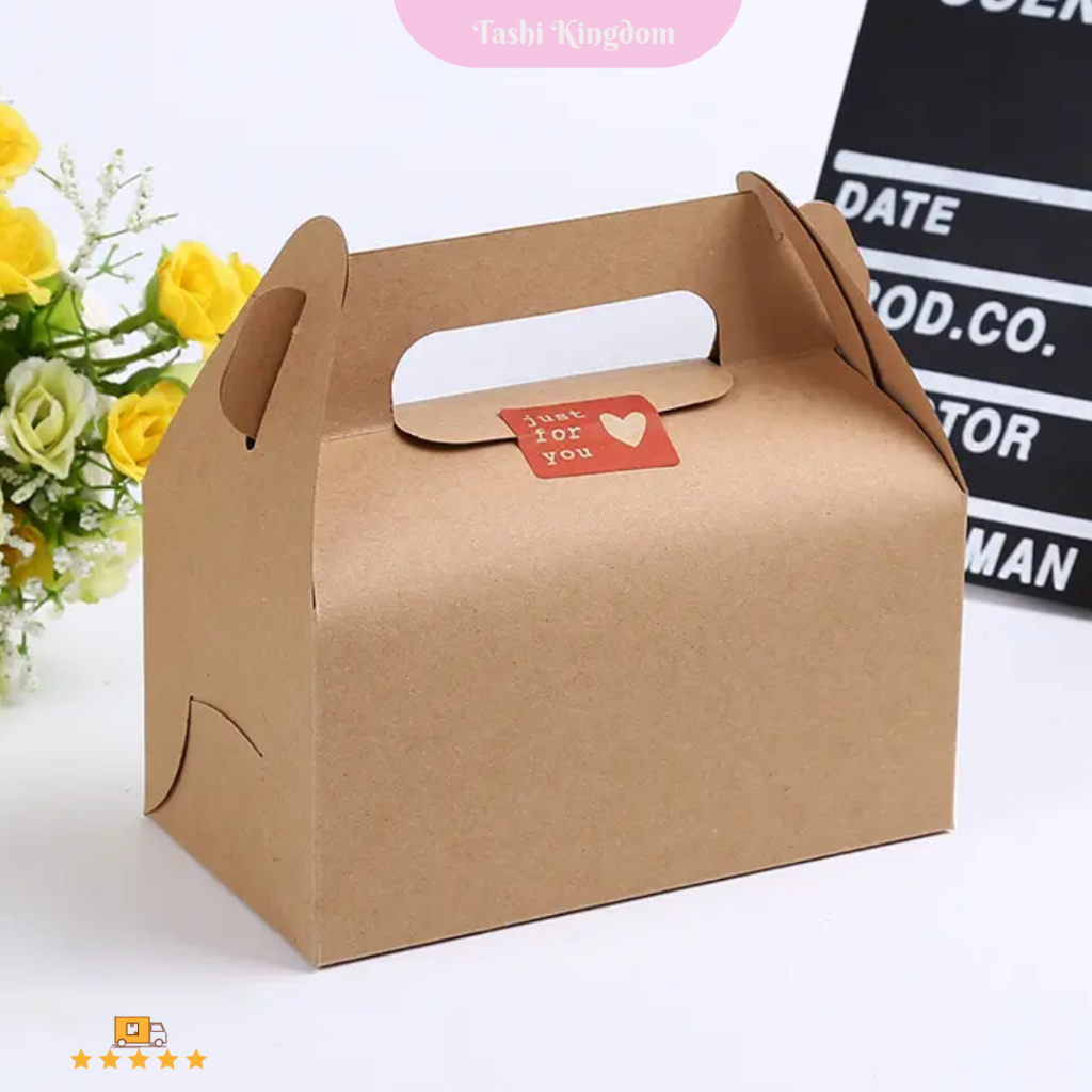 

Kotak Tenteng toples Kue box gg craft karton polos , kotak hampers