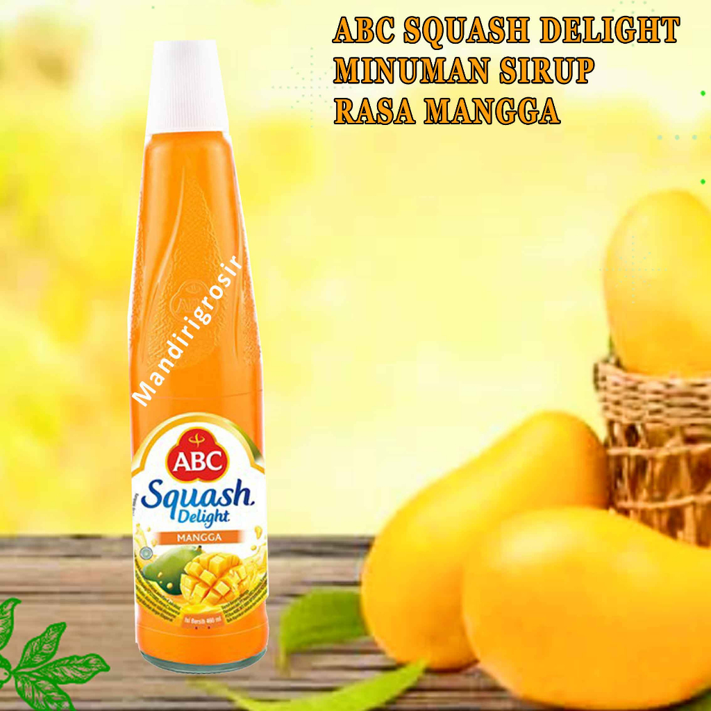 Minuman Sirup* ABC Squash Delight* Rasa Mangga* Sirup 425ml