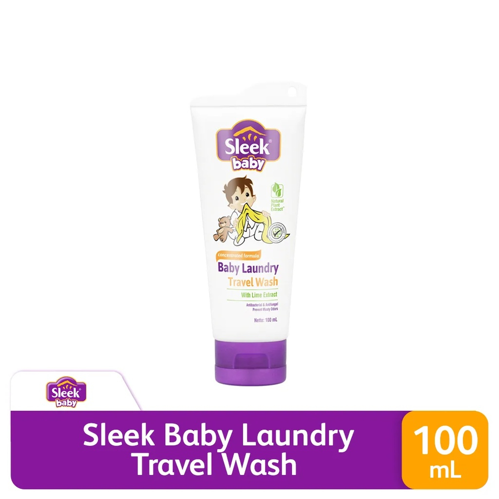 SLEEK BABY LAUNDRY TRAVEL WASH  WITH LIME EXTRACT 100ML