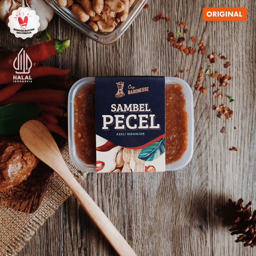 

Sambel Pecel / Bumbu Kacang Cap Baronesse 250 gr Asli Nganjuk