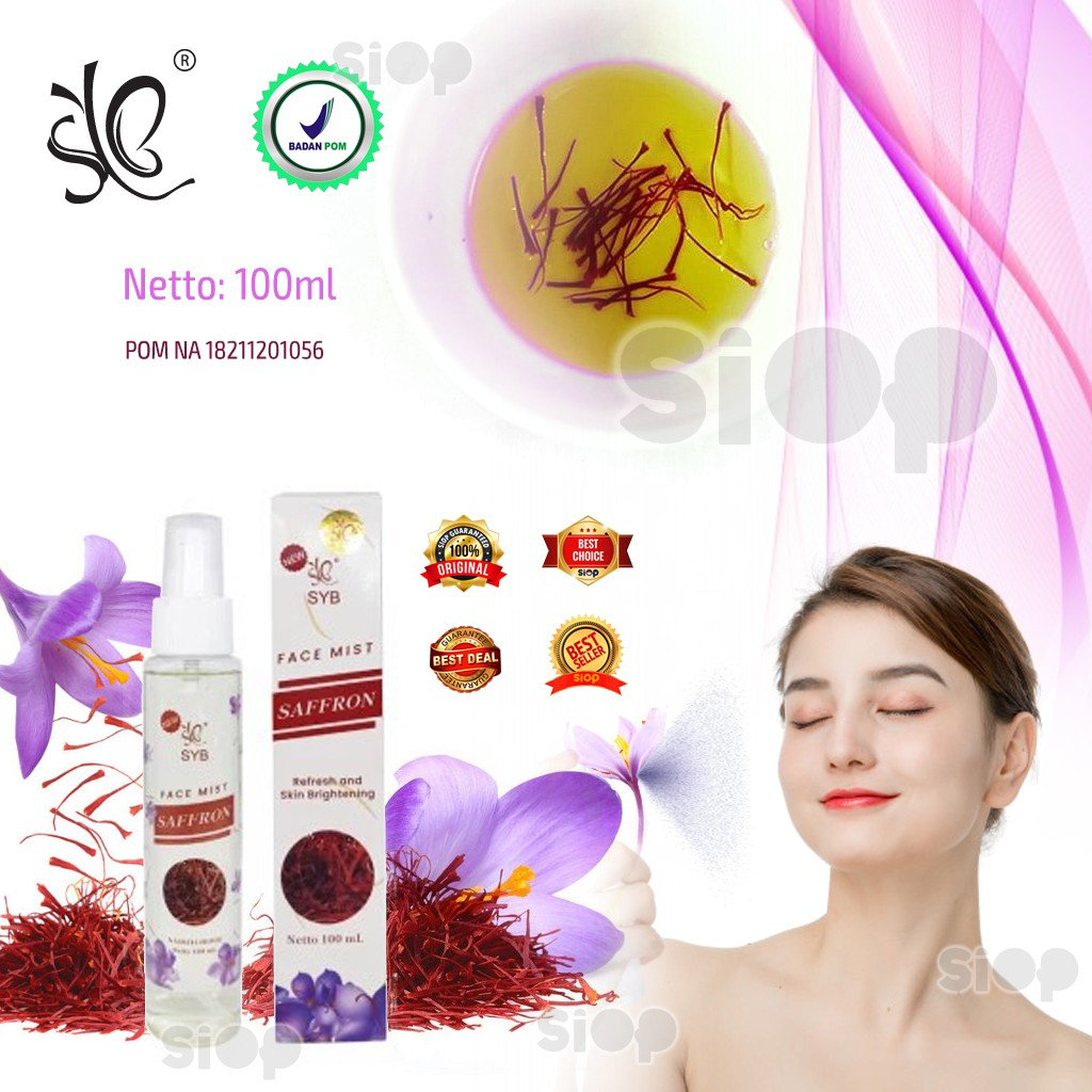 Qeila - SYB Face Mist Saffron 100ml | Ready Stock