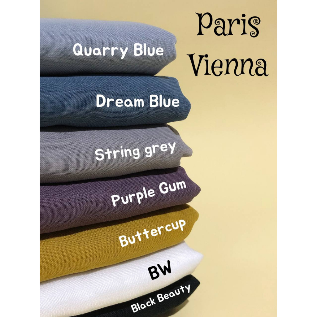 Kain Paris Premium / Kain Paris Vienna Harga per 125 cm / paris vienna