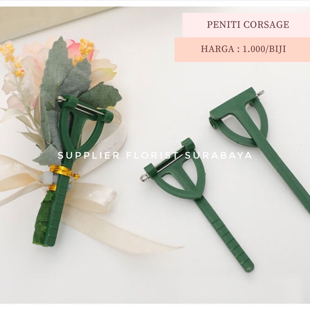 [ECER] PENITI CORSAGE SEGITIGA PENITI BUNGA UNTUK GROOM KORSASE CORSASE WEDDING PENGANTIN PRIA