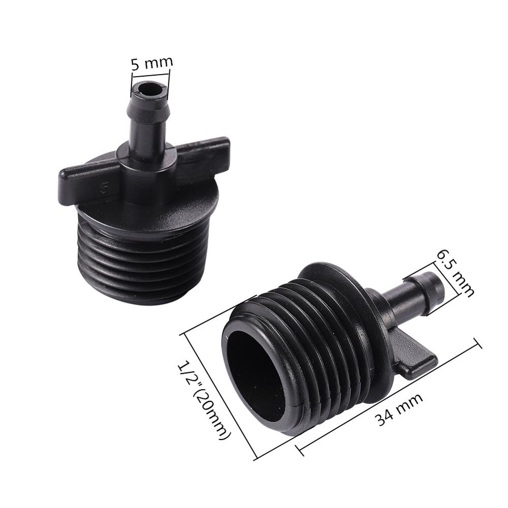 Konektor pipa 1/2" ke selang 4/7 mm