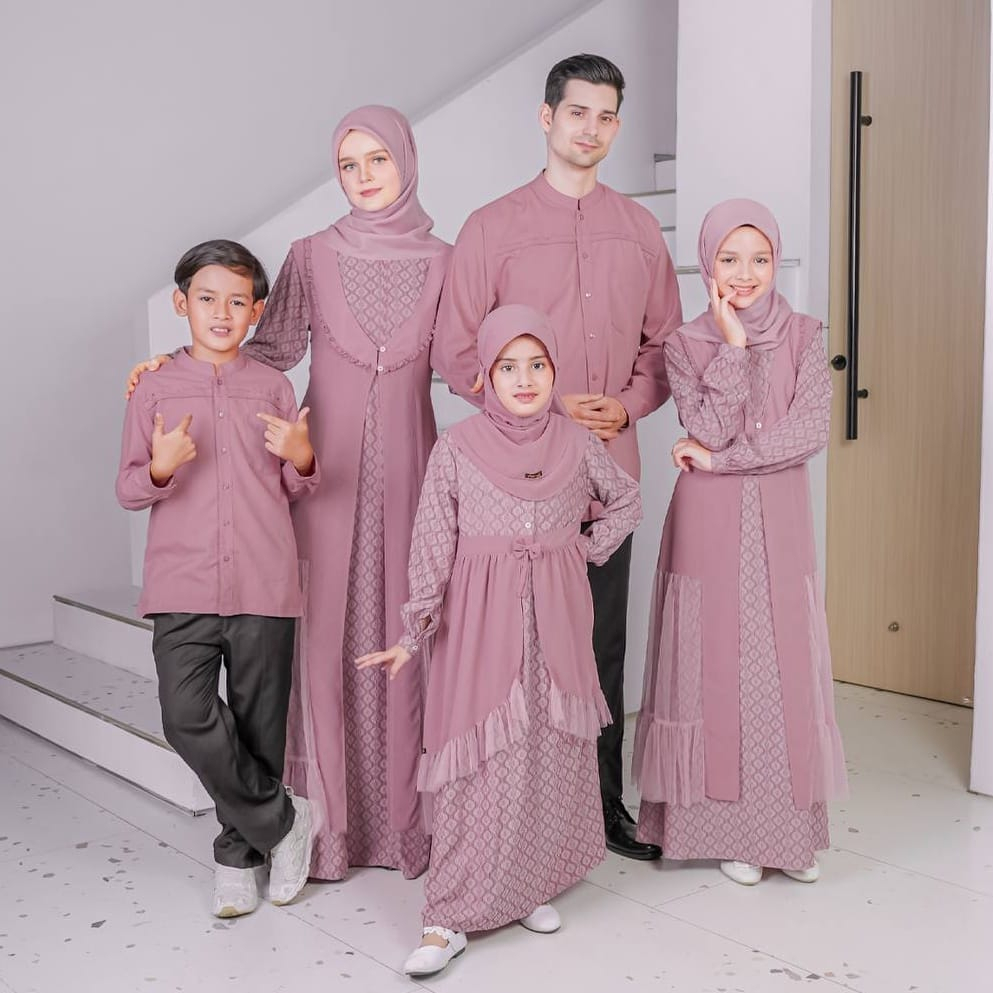 SARIMBIT KELUARGA ETHICA ELFA 277 ROSE SLATE / KAGUMI 278 / KAHFI 284 / KAGUMI KIDS 135 / KAHFI KIDS