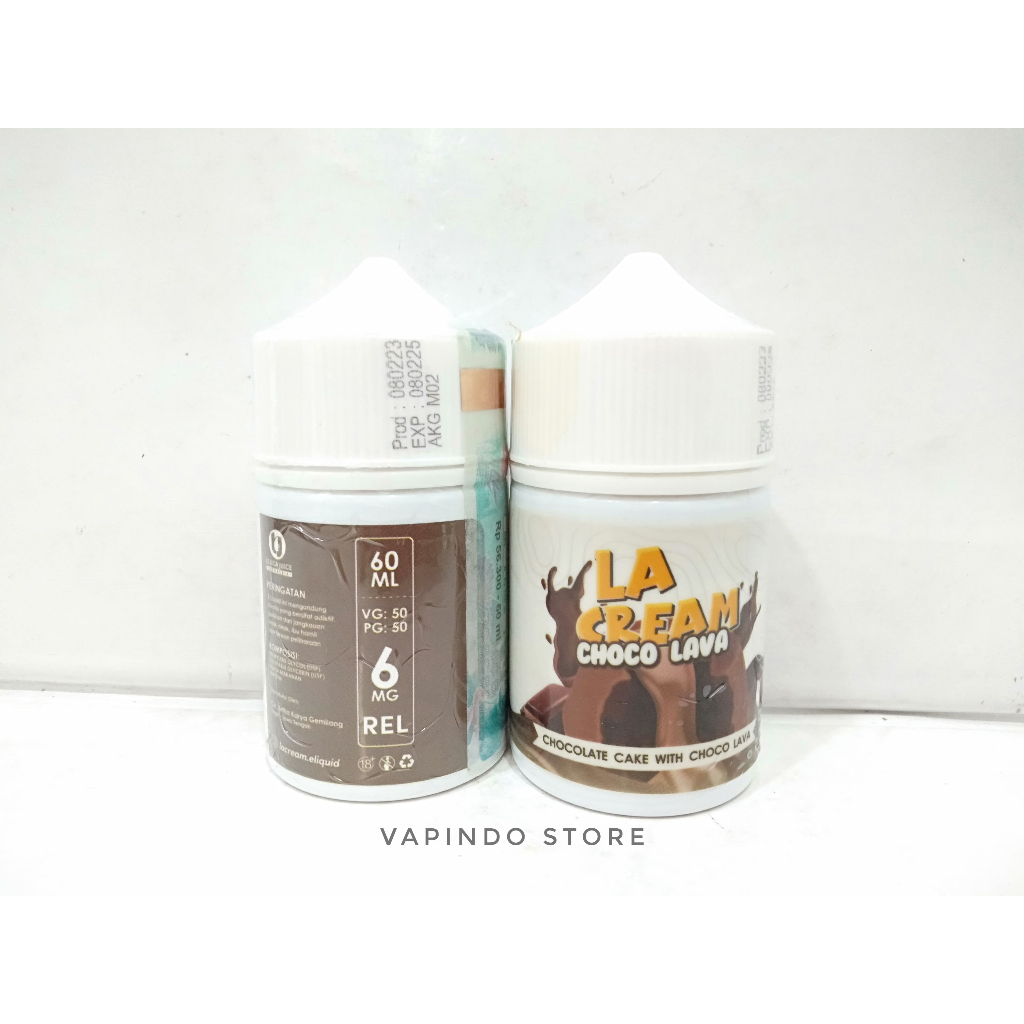 NIC 6MG LA CREAM CHOCO LAVA CAKE 60ML BY LEVICA JUICE