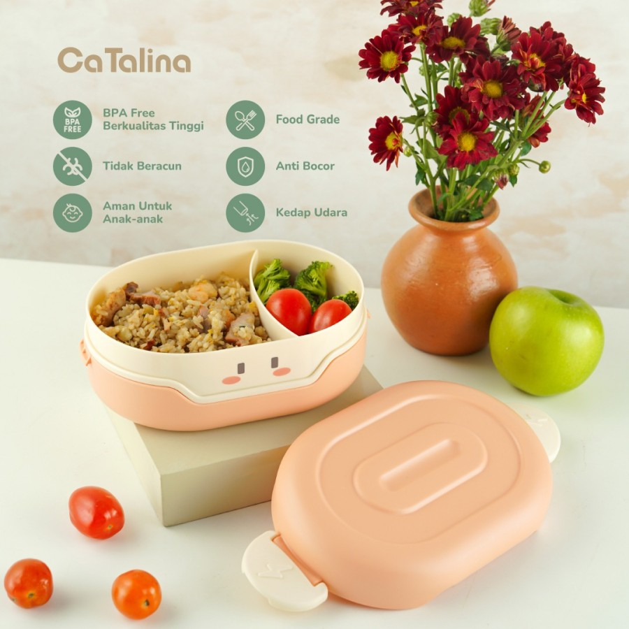 CA TALINA Lunch Box 780 ml - Kotak Makan Plastik Anak