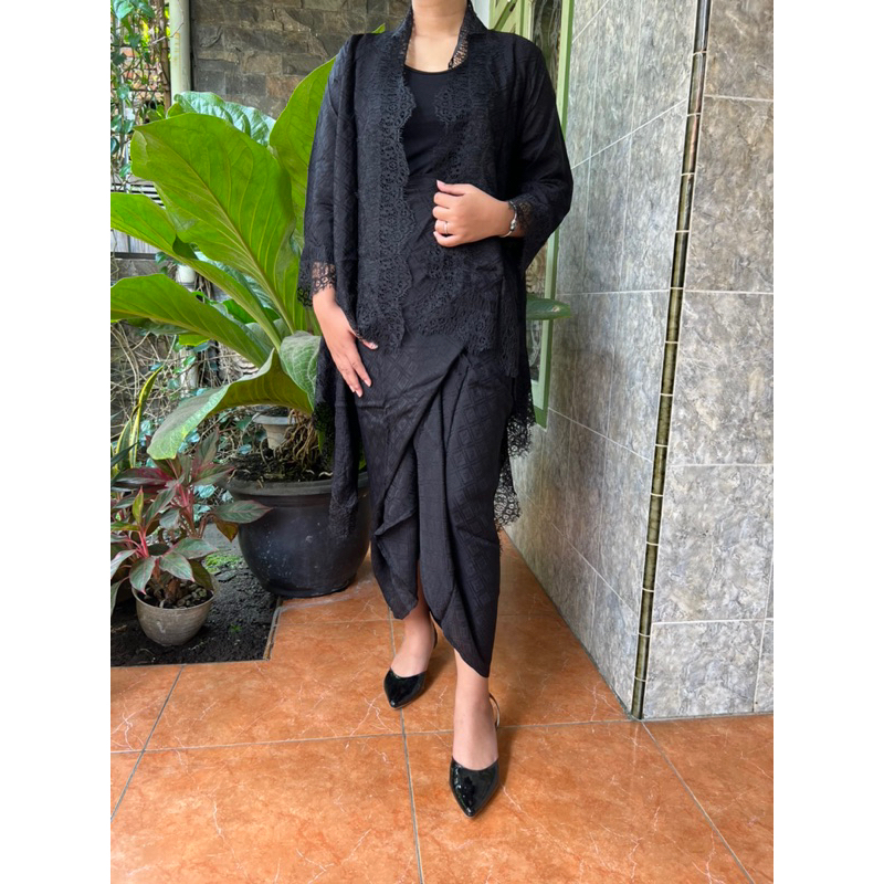 set polos viscose atasan lilit, set viscose batik polos