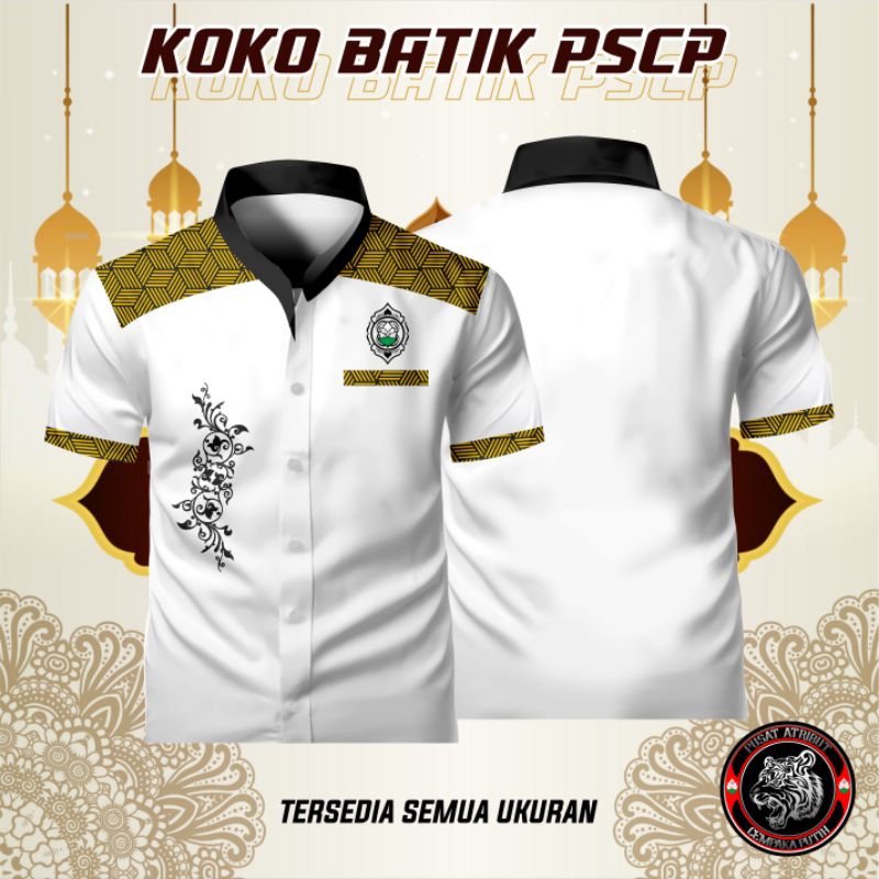 BAJU KOKO PSCP BAJU CEMPAKA PUTIH