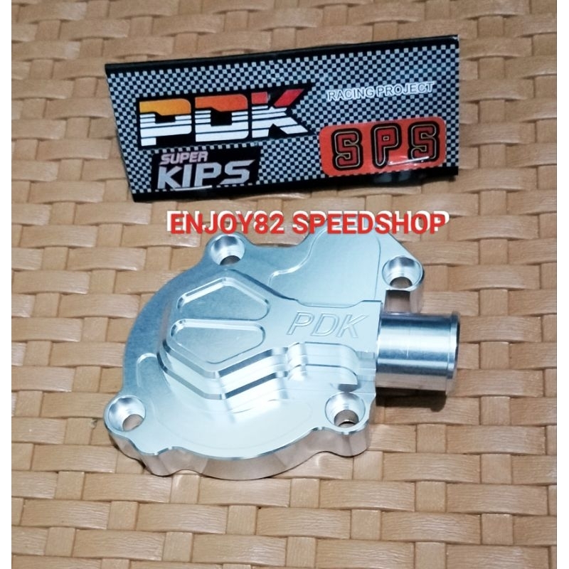 Tutup Rumah keong Radiator / cover water pump ukir pdk Ninja R &amp; RR