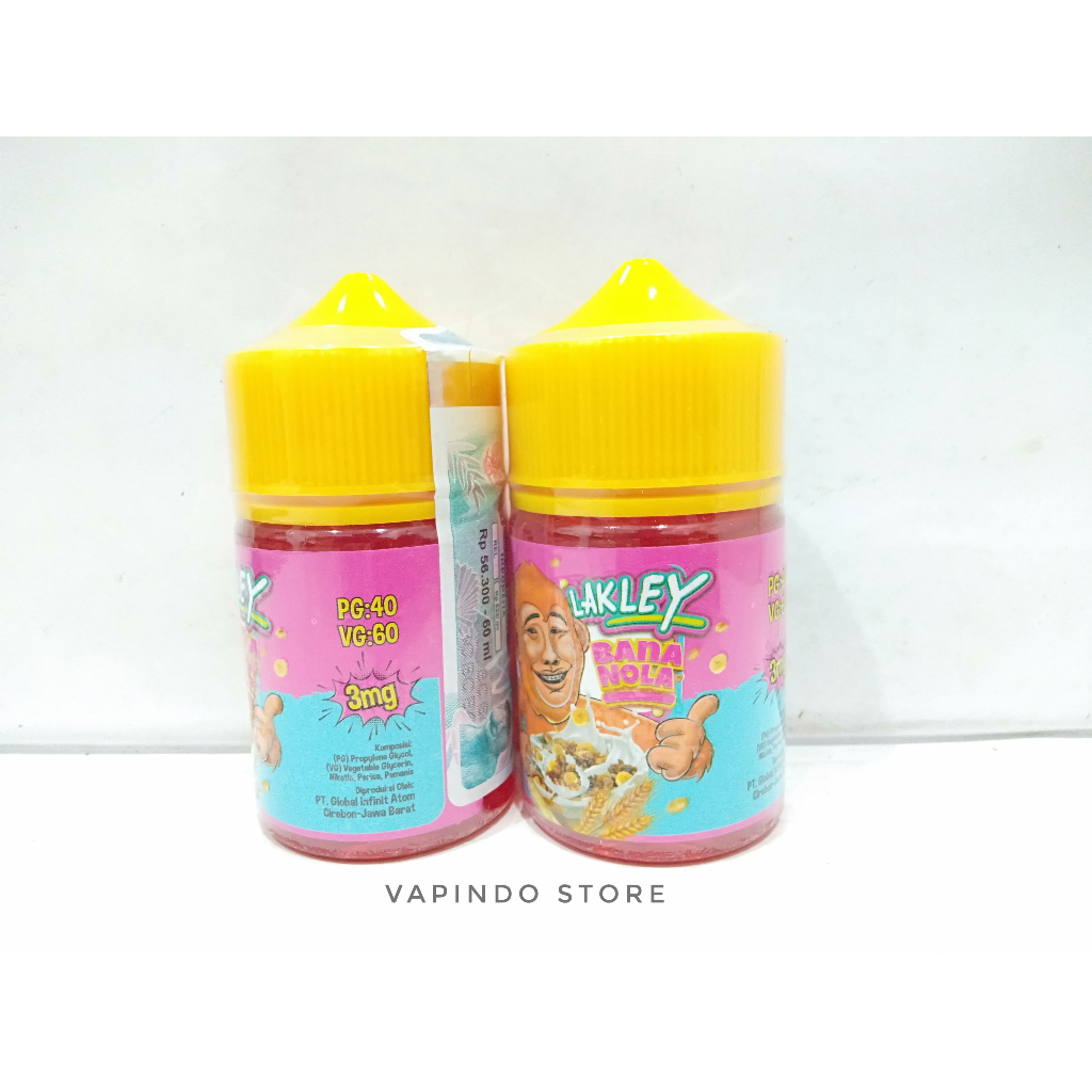 LAKLEY BANANOLA V3 60ML 3MG BY ELF X RIZKY RITONGA LIQUID