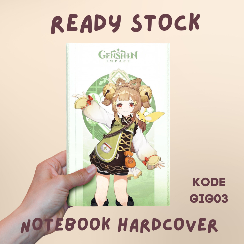 

BUKU NOTEBOOK GENSHIN IMPACT/ BUKU SEKOLAH/ BUKU CATATAN/ BUKU GENSHIN IMPACT KODE GIG03