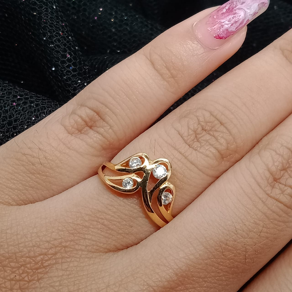 Cincin Emas 17K - 1.6 Gr Kadar 750 - 4617