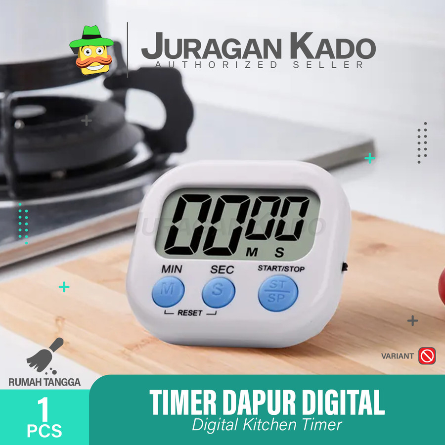 Digital Timer Kitchen Pengatur Waktu Masak Jam Digital Dapur Stopwatch Alarm Dapur